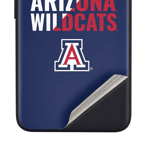 University of Arizona Wildcats Logo Split Blue Google Pixel 4a Skin